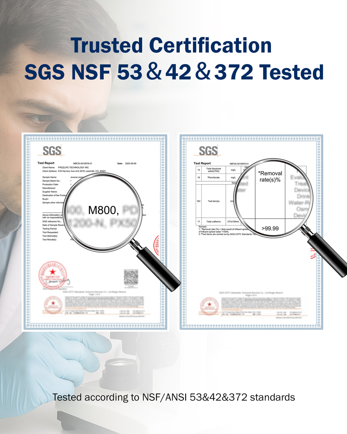 Frizzlife Plug-Free Reverse Osmosis Water Filter, True-Spring Alkaline Mineral Tankless Reverse Osmosis System, Noise-free Under Sink Ro Water Filtration System, NSF 58&372 Tested, Pure to Drain 4:1