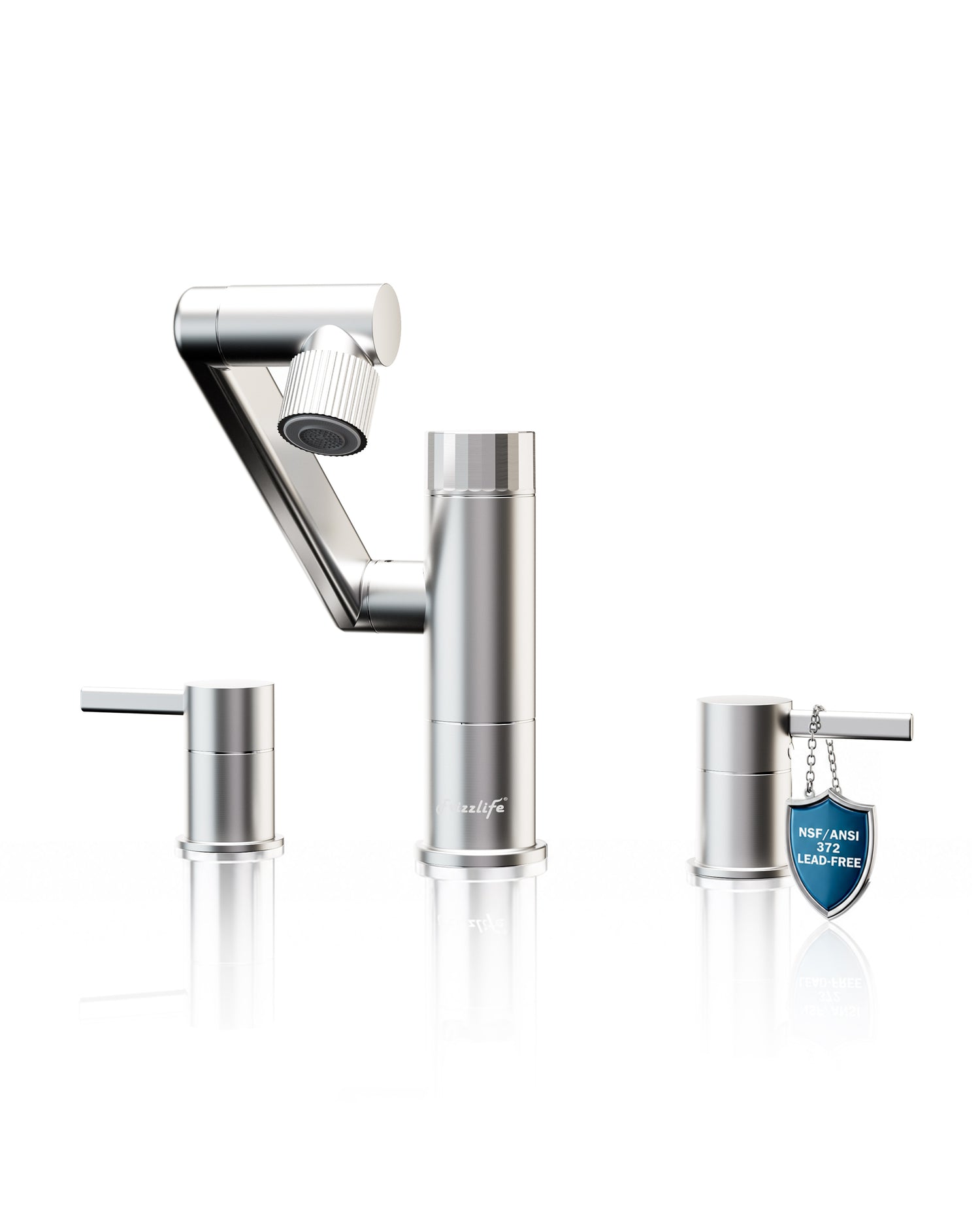 Frizzlife MF1080-X Series Bathroom & Kitchen Faucet with Water Filter, Brushed Nickel