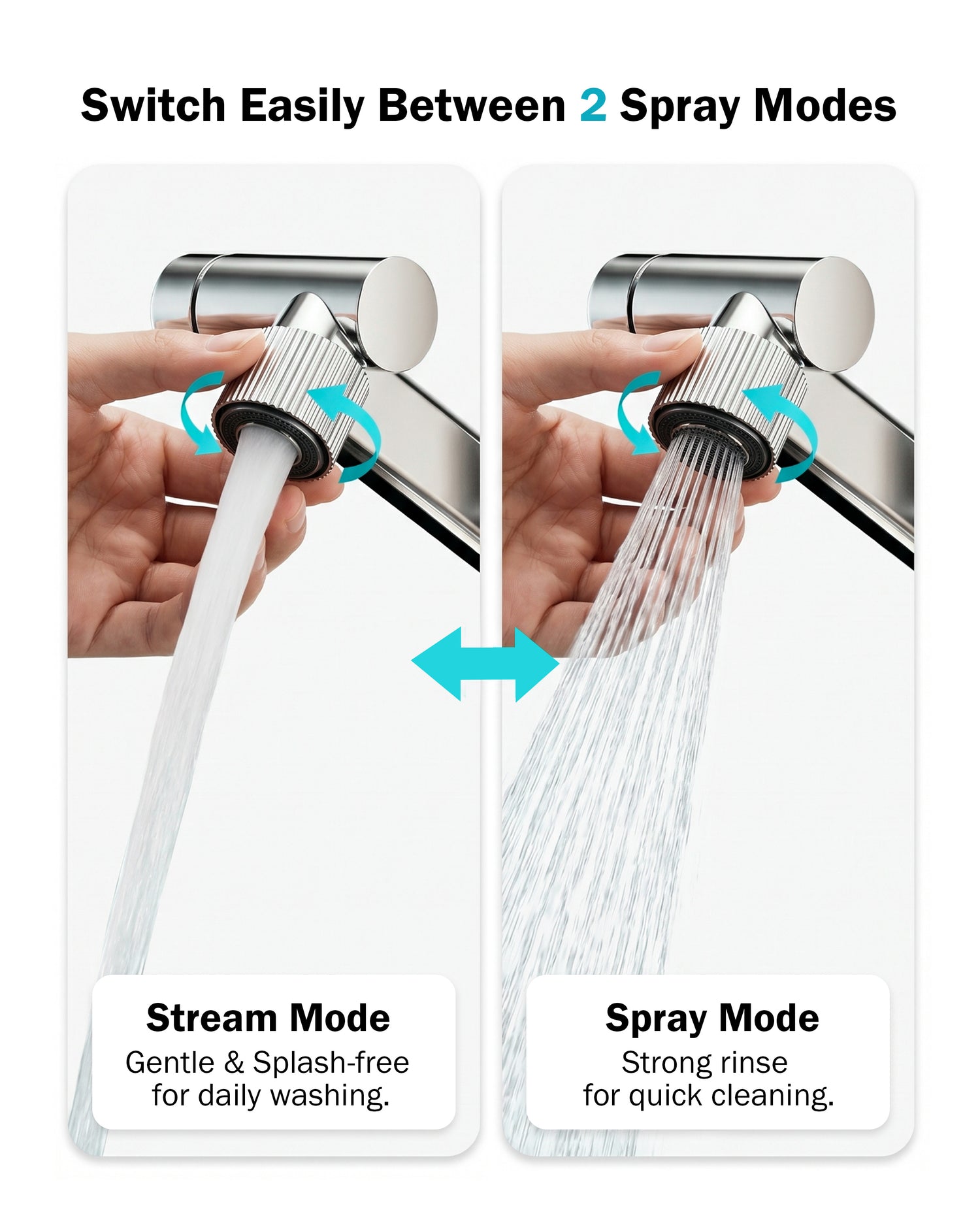Frizzlife MF1080-X Series Bathroom & Kitchen Faucet with Water Filter, Polished Chrome