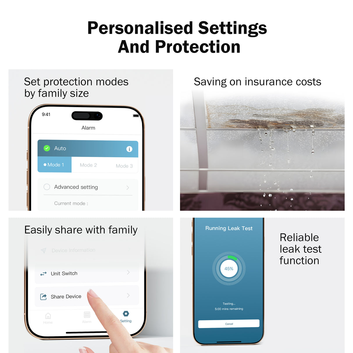 Frizzlife LP365-P 1.25-Inch Smart Water Monitor and Automatic Shutoff - 0.01GPM Ultrasonic Micro Leak Detection, APP Wi-Fi Remote Control,Pressure+Flow Monitoring, for 1-1/4-Inch Diameter Pipe