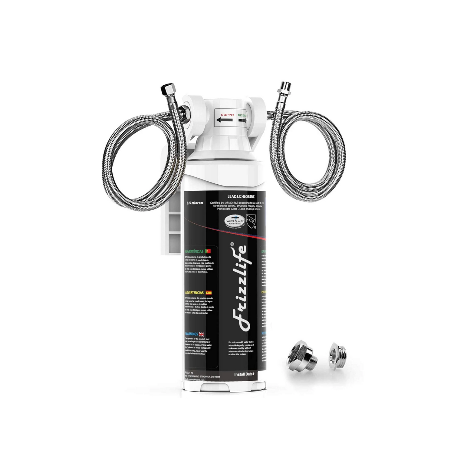 Frizzlife 2-Stage Under-Sink Water Filter System, MK99