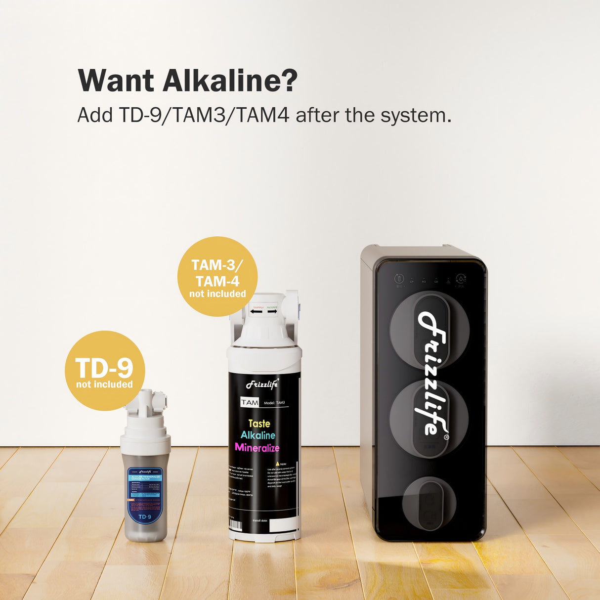 Frizzlife 1200GPD Reverse Osmosis Water Filter, NSF/ANSI 42&58&372 Standards, 11-Stage Tankless RO Water Filtration System, Under Sink, 3:1 Pure to Drain, Smart Faucet, Reduce PFAS, BPA Free, PD1200