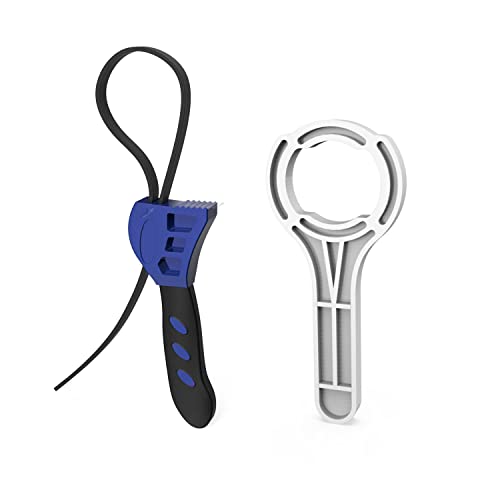 FRIZZLIFE Adjustable Rubber Strap Belt Wrench Kit For Water Filter MP99/MK99/MS99/MV99/TAM3/TAM4/FK99/SW/DW/TW Series Under Sink Filter