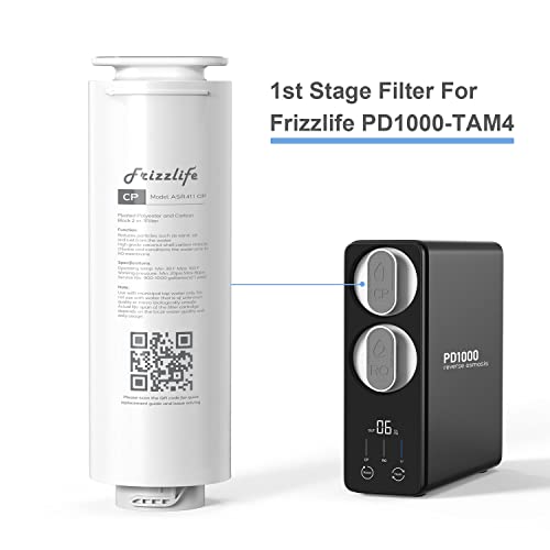 FRIZZLIFE ASR411 Ersatzfilterkartusche für PD1000-TAM4 Umkehrosmoseanlage (1. Stufe)