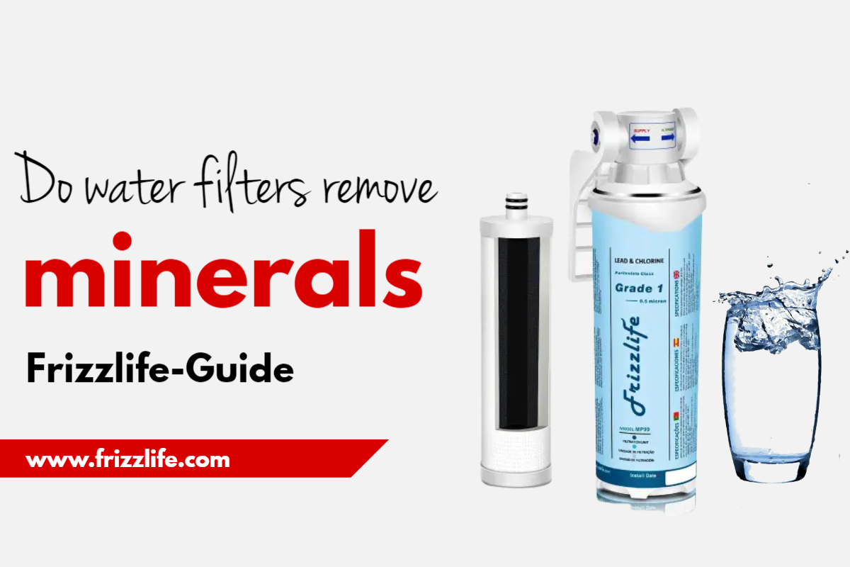 Do water filters remove minerals