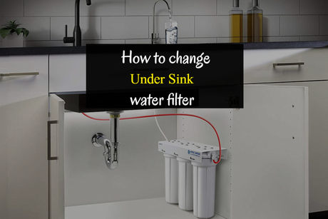 How to change under sink water filter
