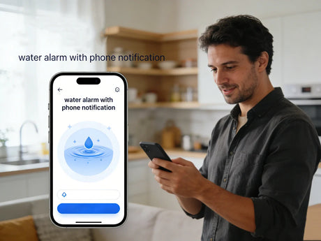 water alarm with phone notification