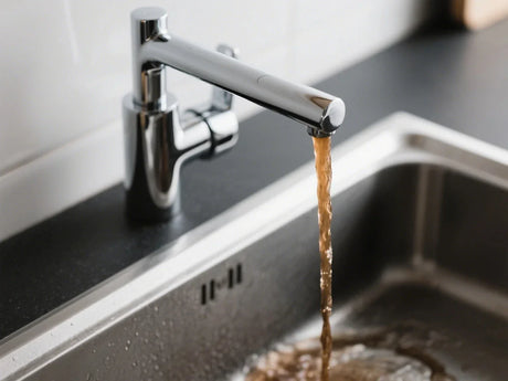 brown tap water