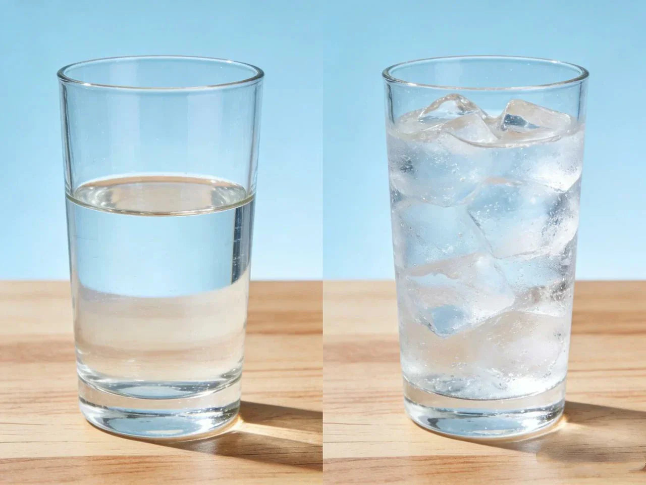 room temperature water vs cold water
