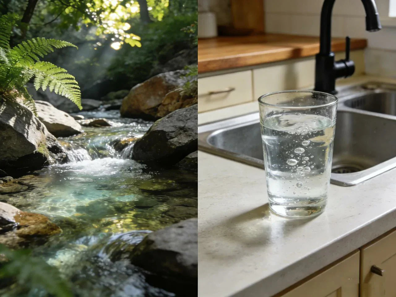 spring water vs purified water