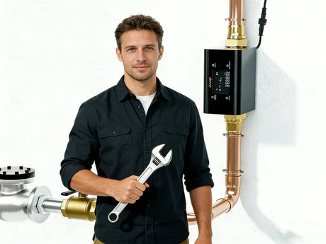 smart water valve installation DIY