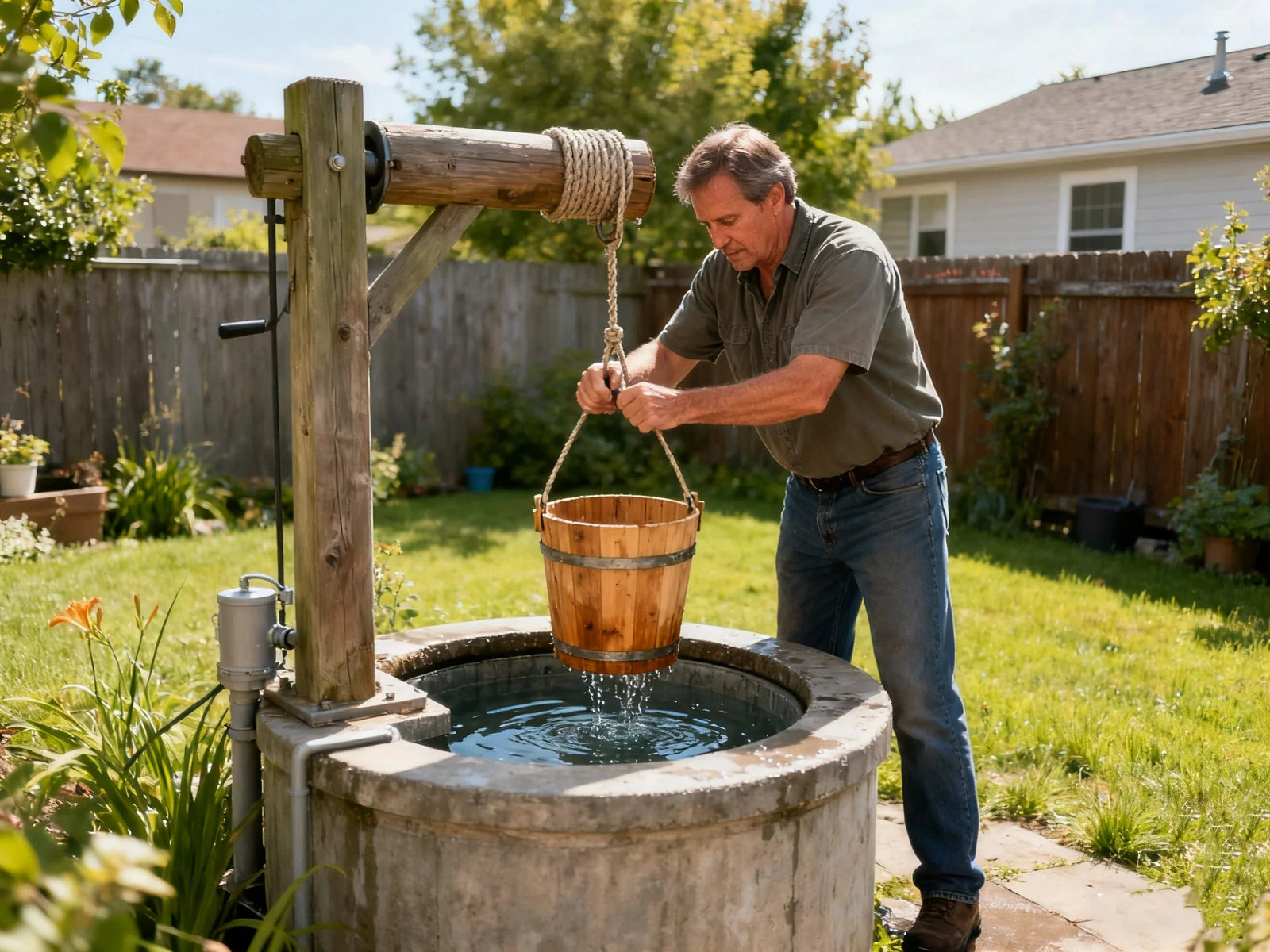 where does well water come from