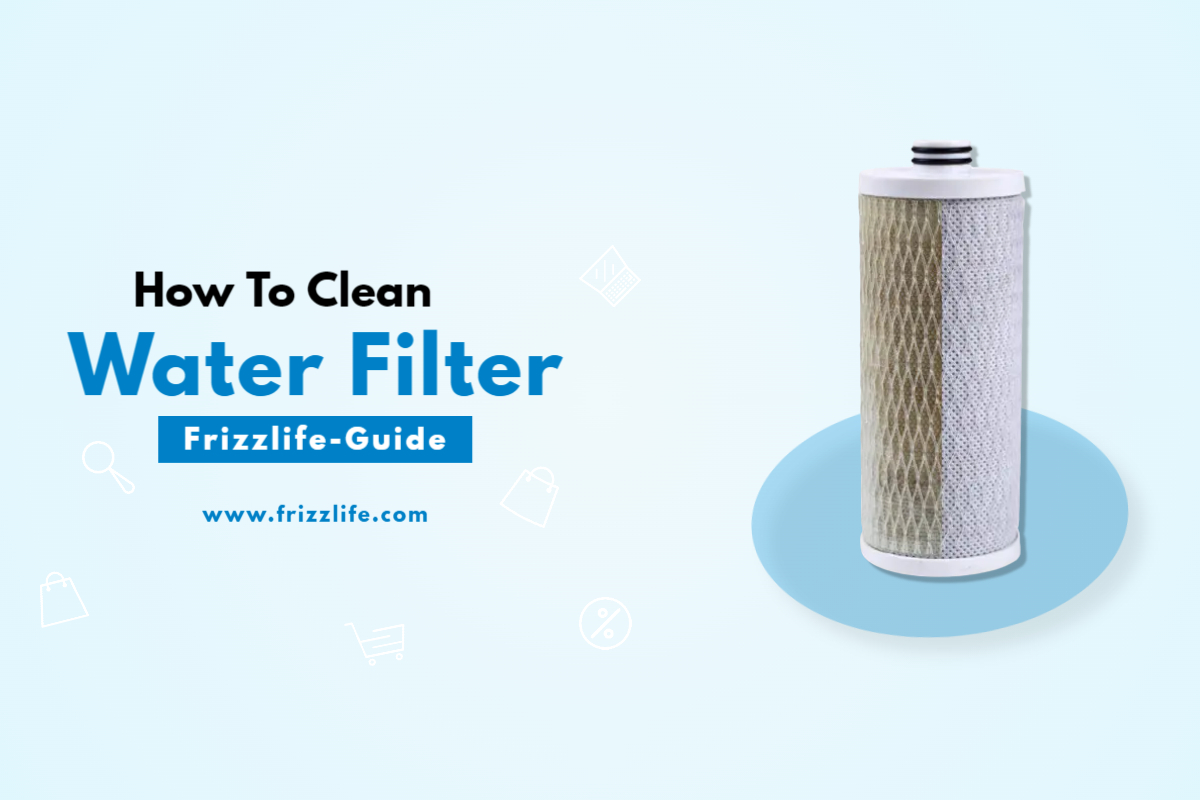 How to clean water filter