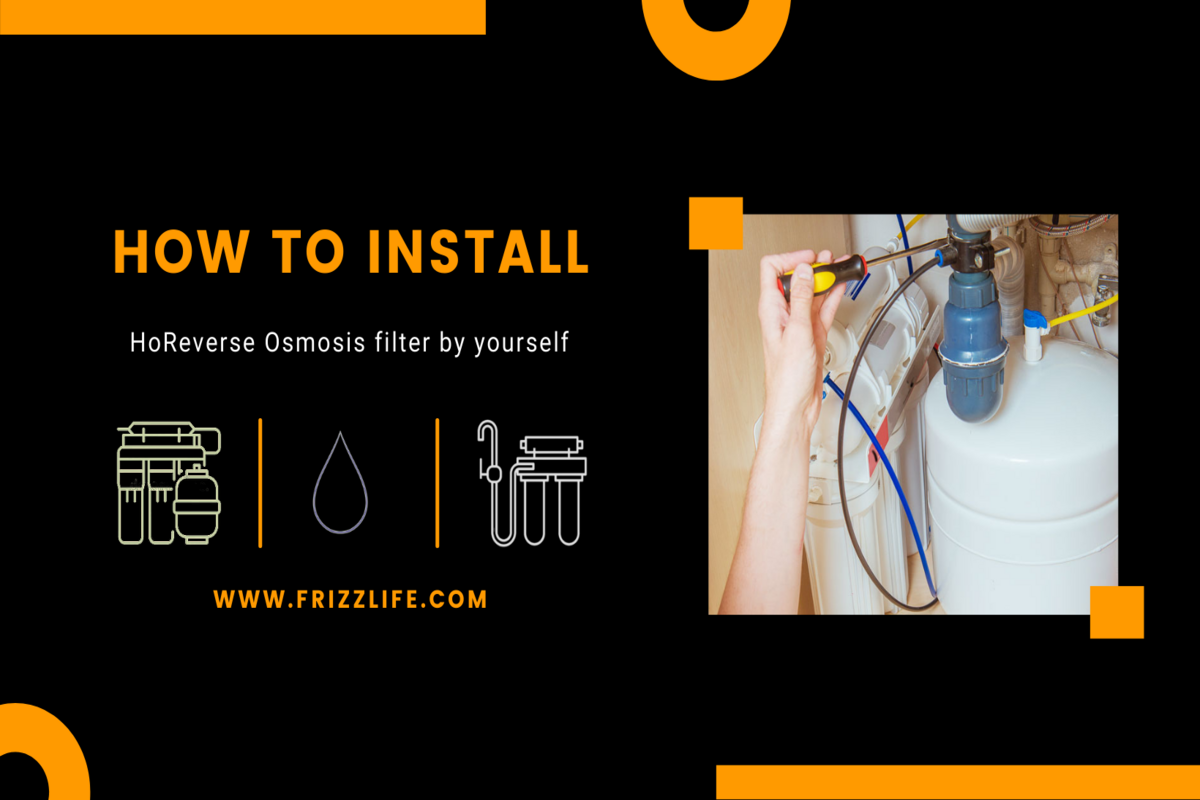 How Install Reverse Osmosis filter by yourself