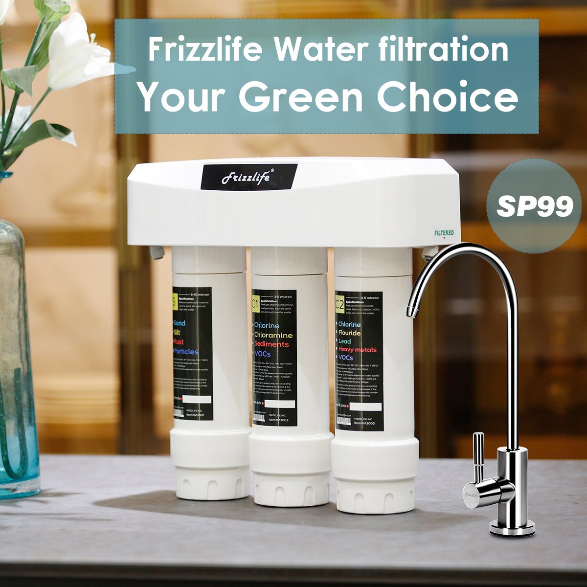 Get Fresh Water From Dedicated Faucet