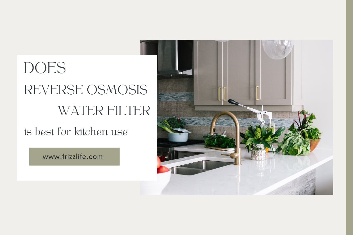 Does reverse osmosis water filter is best for kitchen use