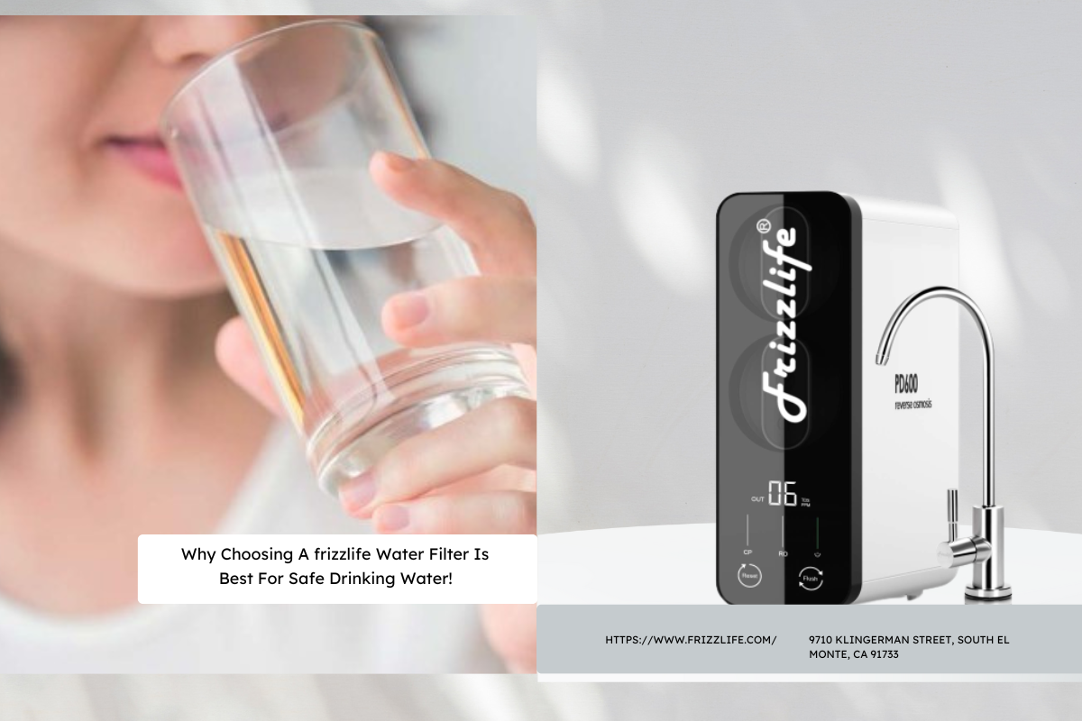 Why Choosing A frizzlife Water Filter Is Best For Safe Drinking Water!