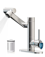 Frizzlife MF1080-S Series Bathroom & Kitchen Faucet with Water Filter, Brushed Nickel