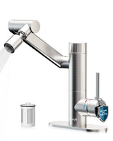 Frizzlife MF1080-S Series Bathroom & Kitchen Faucet with Water Filter, Brushed Nickel, 360° Swivel Aerator