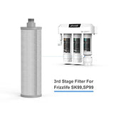 Cartucho de filtro de repuesto FRIZZLIFE M3003 (C2) para el sistema de filtro debajo del fregadero SK99 y SP99