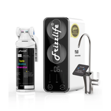 Frizzlife Reverse Osmosis Water Filter - Alkaline Mineral pH+, NSF/ASNI 58&53&42&372 Standard, 600GPD Tankless RO Reverse Osmosis System, Under Sink, 2:1 Pure to Drain, Smart LED Faucet, PD600-N