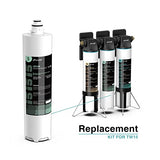Frizzlife CP15R-HF Replacement Housing Kit With CP15R Filter Cartridge Inside - the 2nd Stage For TW15 Under Sink Water Filter Systems
