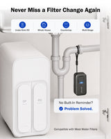 Frizzlife 12-Month Filter Reminder Timer, Filter Replacement Alert for Whole House Water Filters, RO Systems & Appliances, LED Reminder, Auto Countdown, Easy Reset