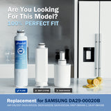 Frizzlife DA29-00020B Refrigerator Water Filter Replacement for Samsung HAF-CIN/EXP, DA29-00020A/B, NSF Certified Fit the Original Brand, Leak-proof Design