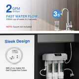 Filtro de agua SK99-NEW para debajo del fregadero con filtros de repuesto de un año