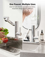Frizzlife MF1080-S Series Bathroom & Kitchen Faucet with Water Filter, Brushed Nickel