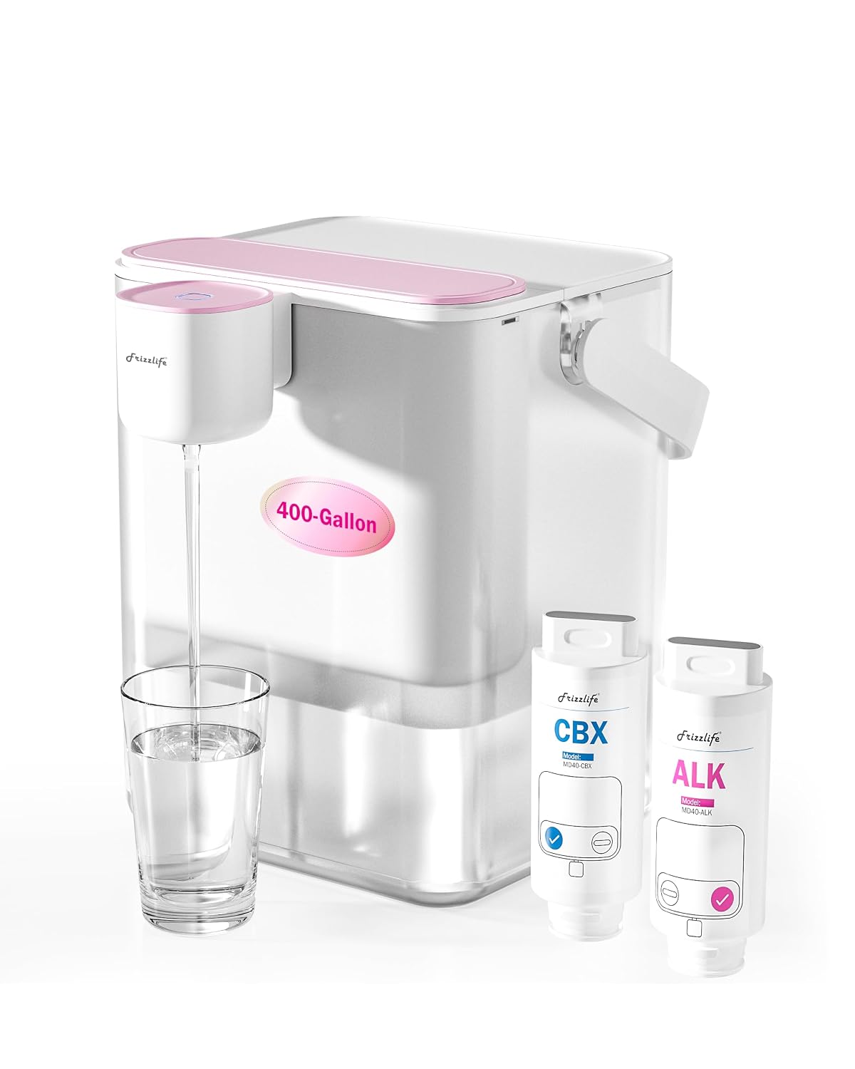 Frizzlife 400-Gallon Alkaline Electric Pitcher MD40-ALK
