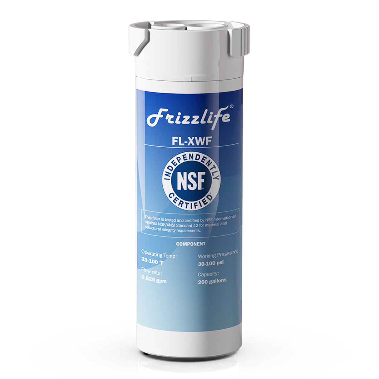 【Pedido anticipado - ETA el 15 de octubre】Reemplazo del filtro de agua para refrigerador Frizzlife XWF (NO XWFE) para GE XWF, certificado NSF, se ajusta a la marca original, diseño a prueba de fugas 