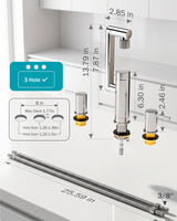 Frizzlife MF1080-X Series Bathroom & Kitchen Faucet with Water Filter, Polished Chrome