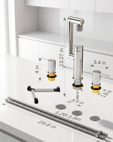 Frizzlife MF1080-X Series Bathroom & Kitchen Faucet with Water Filter, Polished Chrome