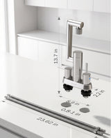 Frizzlife MF1080-D Series Bathroom & Kitchen Faucet with Water Filter, Brushed Nickel