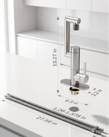 Frizzlife MF1080-S Series Bathroom & Kitchen Faucet with Water Filter, Brushed Nickel