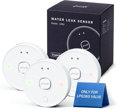 Frizzlife LoRa Water Leak Detector for LPG365, LR80