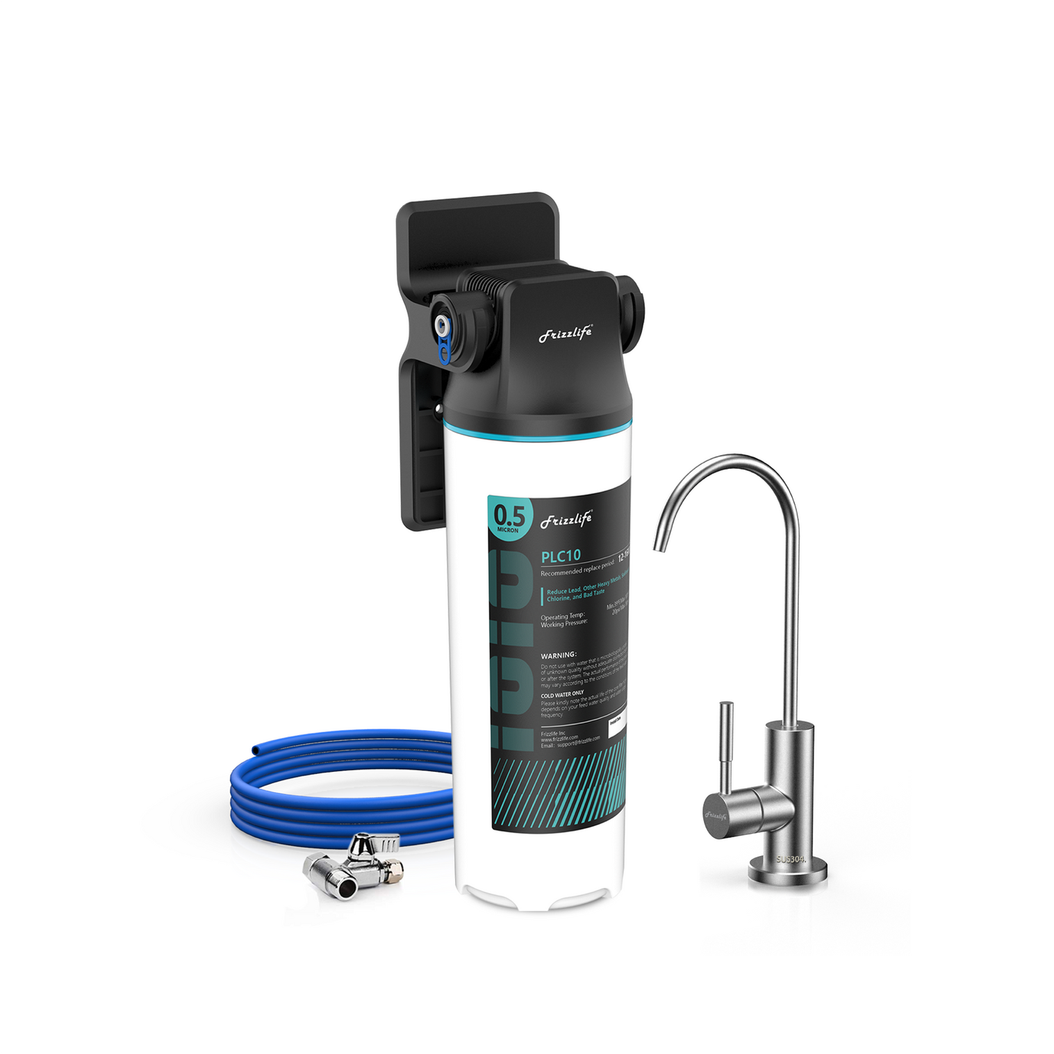 Frizzlife SW10F/SW15F/SW20F Direct Connect Under Sink Filter
