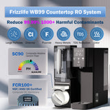 Frizzlife WB99 Countertop Reverse Osmosis System, Alkaline RO Water Filter with Portable Water Pitcher, NSF/ANSI 58 Certified Elements, TDS & Filter Life Monitoring, No Installation USA Tech Support