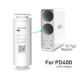 Cartucho de filtro de repuesto FRIZZLIFE ASR212-400G para sistema de filtro debajo del fregadero PD400 RO (2da etapa)