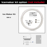 Adaptador de agua de alimentación de latón Frizzlife para filtros de agua RO, Ice Maker-3/8 ", 3/8" comp y 1/4 "OD comp