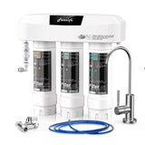 Frizzlife Système de filtration d'eau sous évier avec robinet en nickel brossé SP99-NEW