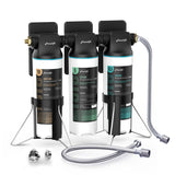Frizzlife TW10 Système de filtre à eau sous évier, éléments certifiés NSF/ANSI 53 et 42